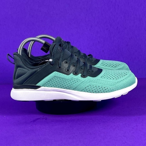 APL: Athletic Propulsion Labs Shoes - APL Technoloom Tracer 0421XC Green Women's Running Sneakers Shoes Size 8-NEW